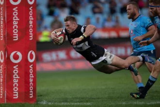 James Venter Scoring A Try