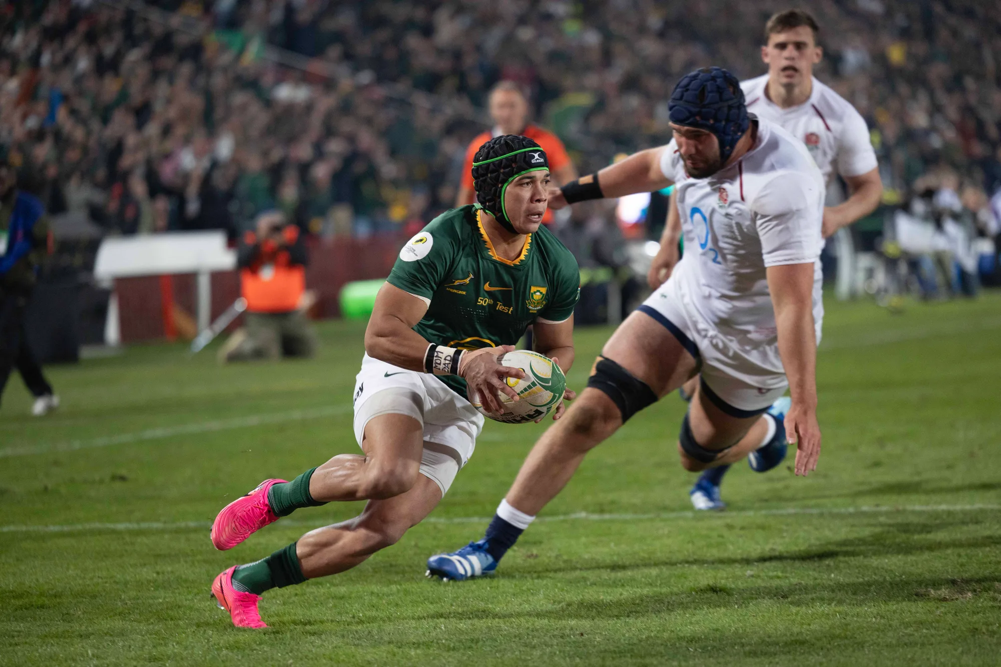 Cheslin Kolbe — South Africa vs England — Nations Championship — 2026 · Photo: GB Jordaan / Octafield