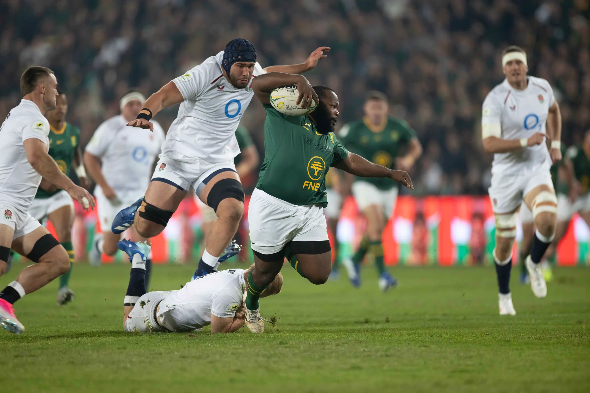 Ox Nche — South Africa vs England — Nations Championship — 2026 · Photo: GB Jordaan / Octafield