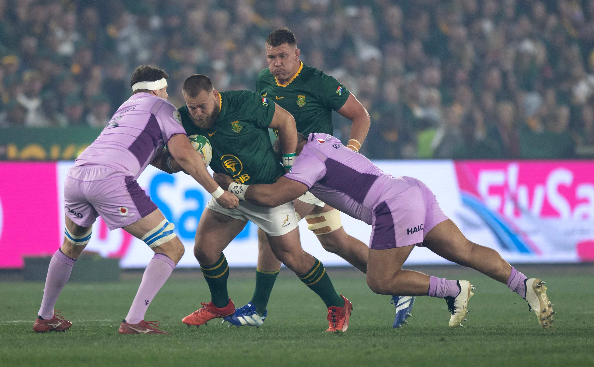 Jasper Wiese, Boan Venter — South Africa vs Scotland - The Nations Championship — 2026 · Photo: GB Jordaan / Octafield