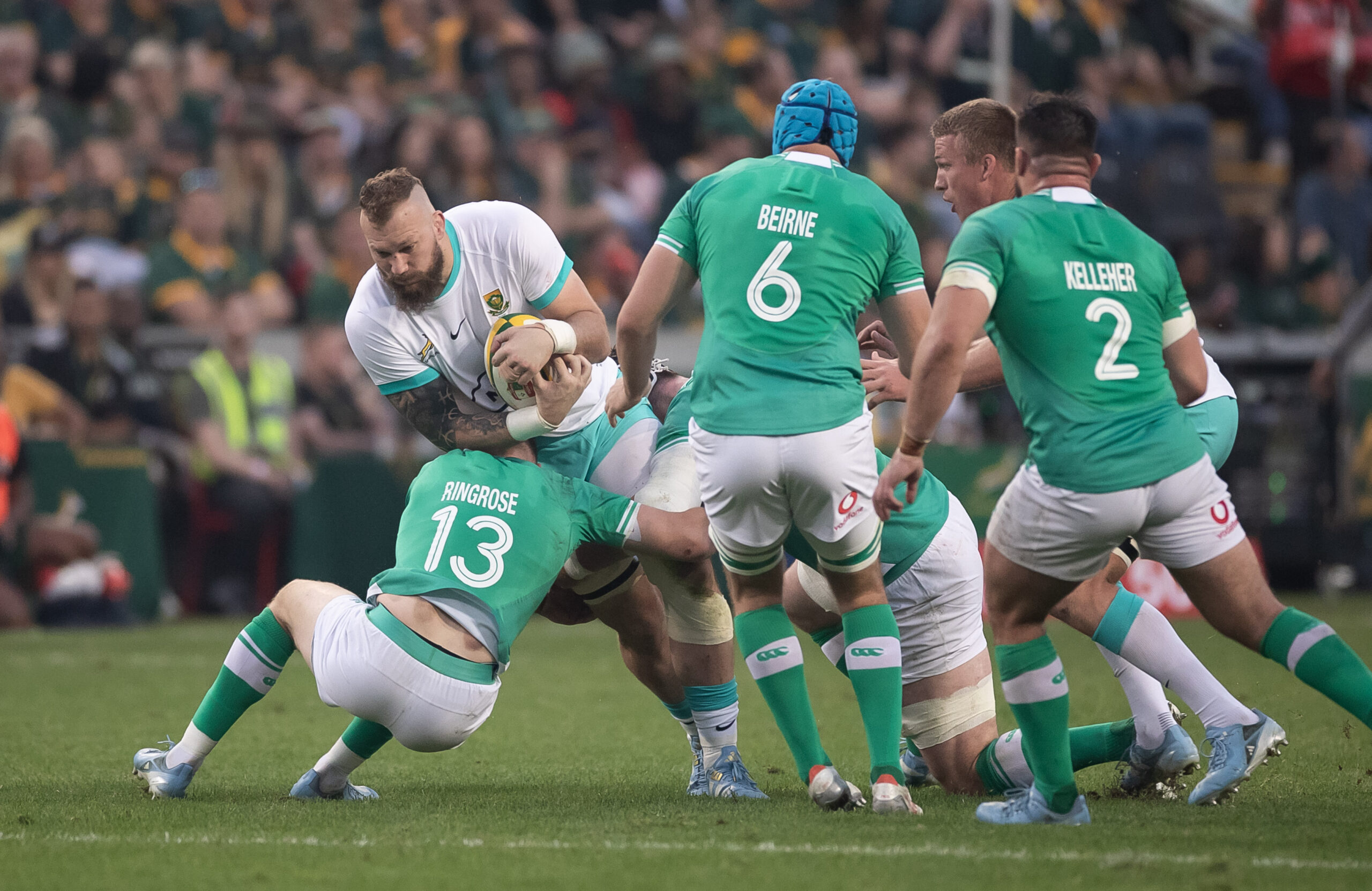 RG Snyman Running WIth Ball
