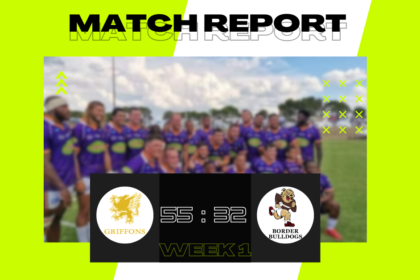 Novavit Griffons Overpower Border Bulldogs in Eight-Try Thriller